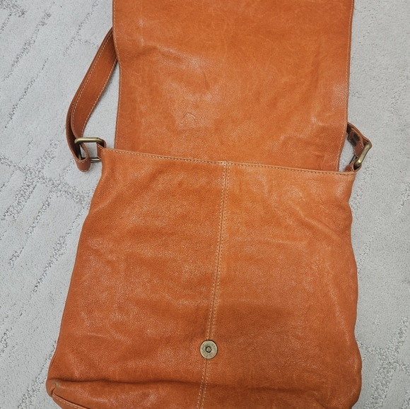 Marco Buggiani Made in Italy Genuine Leather Crossbody Orange bag - Picture 14 of 14